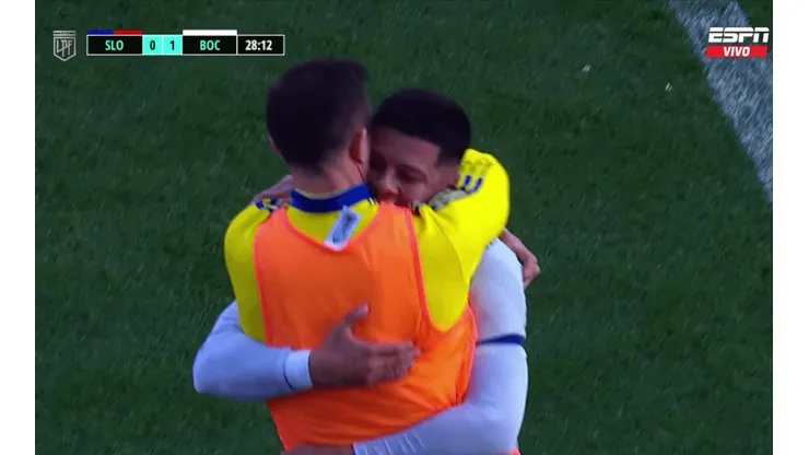 Rojo le dedicó el gol a Izquierdoz.