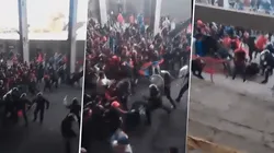 VIDEO | Incidentes entre la policía y los hinchas de San Lorenzo en el Nuevo Gasómetro
