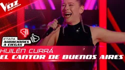 Huilén Currá ingresó a La Voz Argentina.