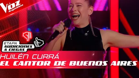 Huilén Currá ingresó a La Voz Argentina.