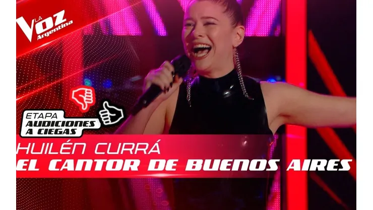 Huilén Currá ingresó a La Voz Argentina.
