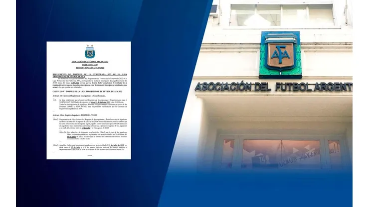 La AFA y una gran noticia para Boca y River.
