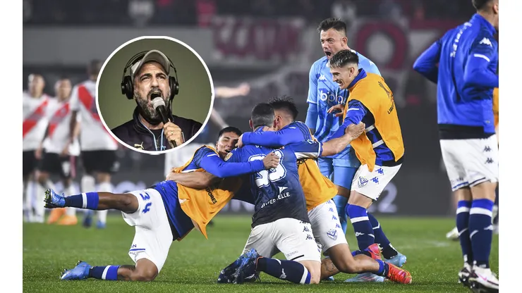 El relator de Vélez que explotó contra River en el final del partido.