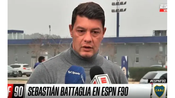 Sorpresa: Battaglia pidió hablar y explicó la polémica frase sobre los refuerzos