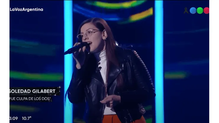 Soledad Gilabert ingresó a La Voz.