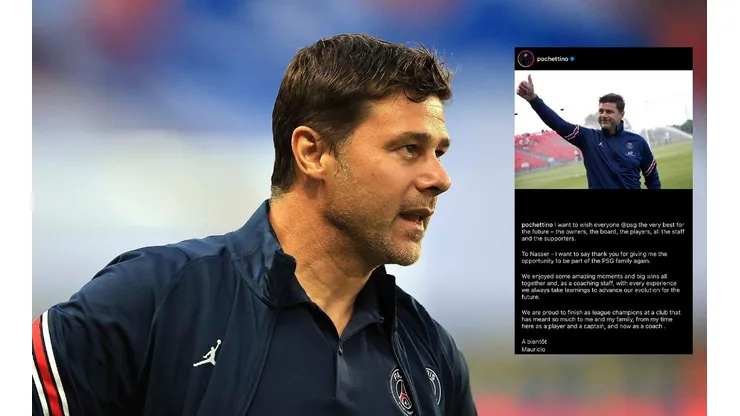 Pochettino se despidió del PSG en Instagram: el detalle que genera revuelo en Francia.