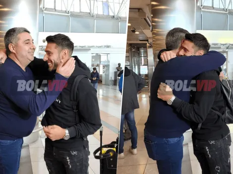 Reapareció Angelici en el Mundo Boca: fue a despedir a Salvio a Ezeiza