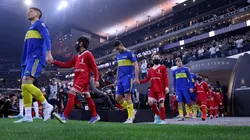 El tuit de Conmebol felicitando a dos jugadores de Boca por una jugada.