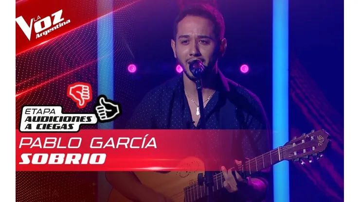 Pablo García cantó "sobrio" de Maluma.