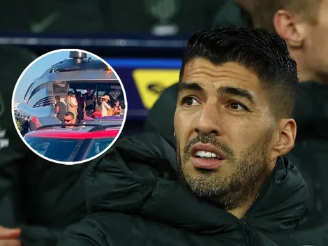 VIDEO | Diego Maradona Jr. se cruzó con Luis Suárez en Ibiza: qué le grito