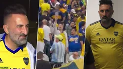 El hincha de Boca demorado en Brasil.