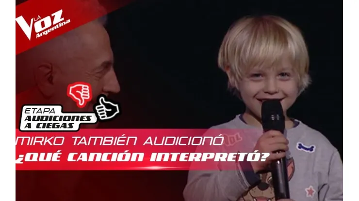 Mirko, el participante menos pensado de La Voz Argentina 2022.