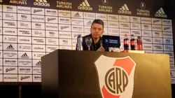 A Gallardo le preguntaron por el cruce con Vélez y no dudó: "Es un tema de ellos"