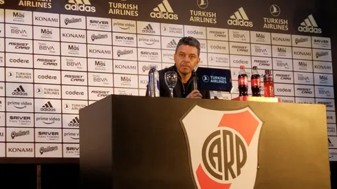 A Gallardo le preguntaron por el cruce con Vélez y no dudó: "Es un tema de ellos"