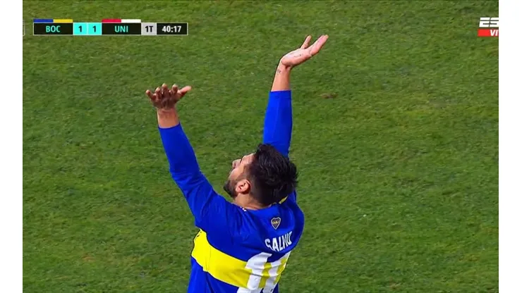 VIDEO | ¿Fue para que le renueven? Salvio le dio la igualdad a Boca