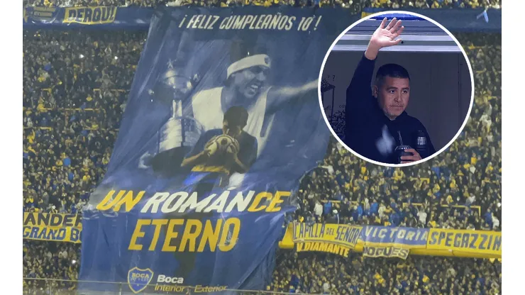 VIDEO | La Bombonera, rendida con Román: el emotivo homenaje a Riquelme al minuto 10