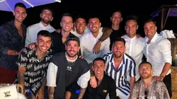 La foto de la Scaloneta festejando el cumpleaños de Messi ¡con un exSelección Argentina!