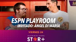 Ángel Di María en ESPN Playroom, con Migue Granados, por Star+: día y horario del estreno de la entrevista