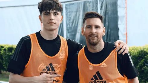 Garnacho y una historia para Messi.
