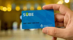 Tarjeta Sube.