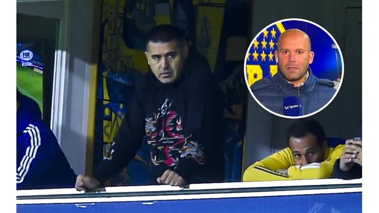 Riquelme estalló contra un periodista por la renovación de Salvio: "El pelado ese que no sé el nombre"