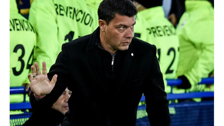 Nunca antes lo hizo: el inesperado cambio que planea Battaglia para la ida contra Corinthians