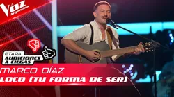 Marco Díaz cantó "Loco (tu forma de ser)".