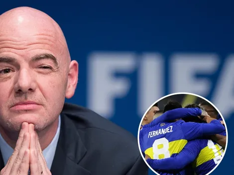 De no creer: se "colaron" dos hinchas de Boca en una transmisión oficial de FIFA