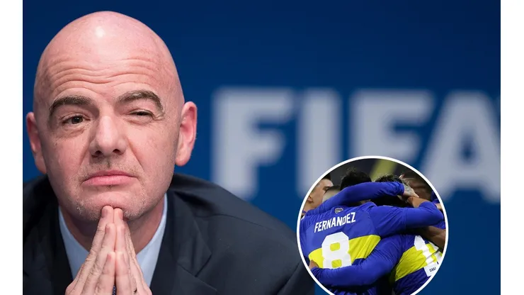 De no creer: se "colaron" dos hinchas de Boca en una transmisión oficial de FIFA