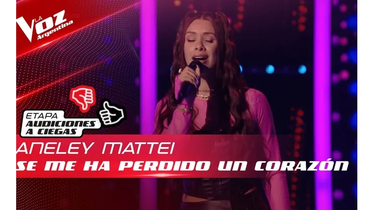 Aneley Mattei cantó un tema de Gilda.
