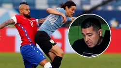 "Vidal y Cavani nacieron para jugar en Boca"