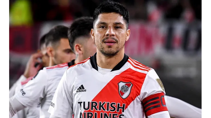 Enzo Pérez, suplente en la visita de River a Colón