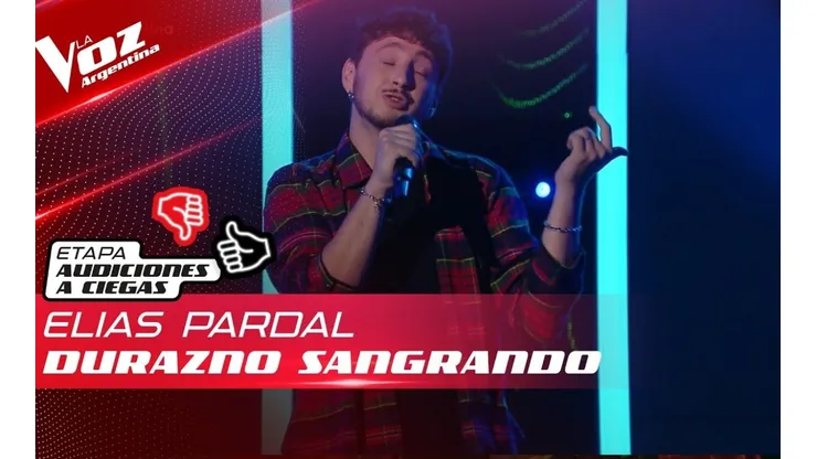 Elías Pardal pasó las Audiciones a Ciegas.