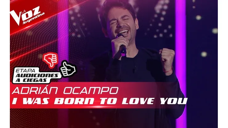Adrián Ocampo ingresó a La Voz.