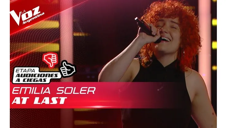 Emilia Soler cantó "At Last".