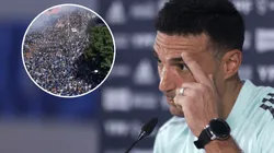 Scaloni y un tuit viral.