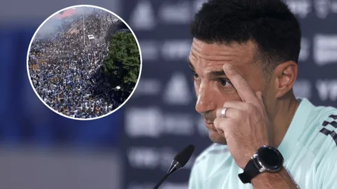 Scaloni y un tuit viral.