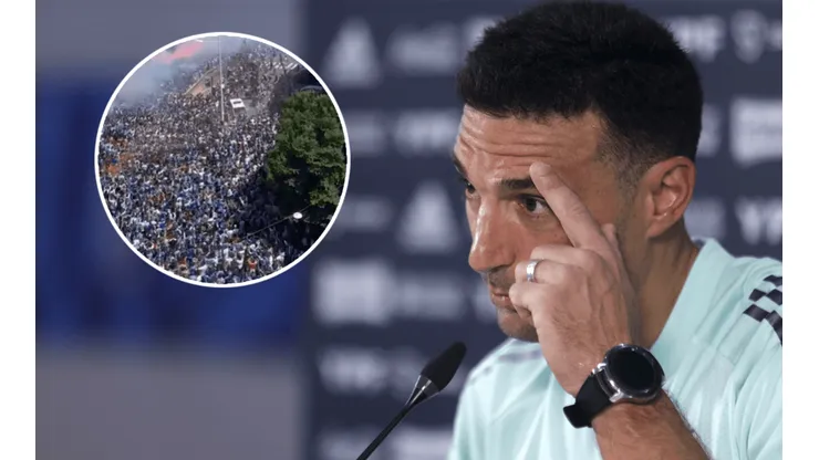 Scaloni y un tuit viral.