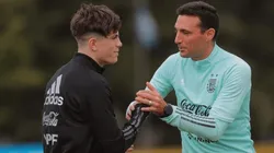 El posteo bien argentino de Garnacho tras su primer torneo con la Selección