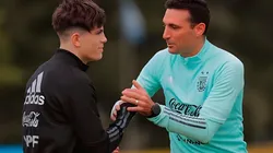 Lionel Scaloni lo conoció en la anteúltima convocatoria.