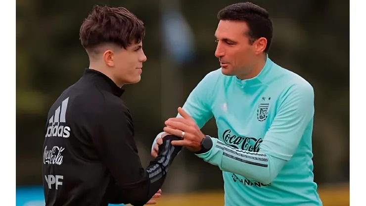 Lionel Scaloni lo conoció en la anteúltima convocatoria.