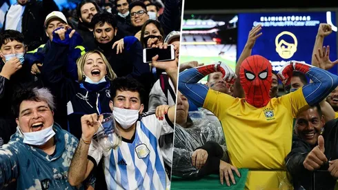 Insólito: hinchas de Argentina y Brasil se agarraron a piñas y ladrillazos.