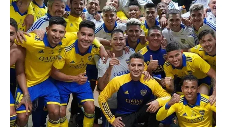 Unidos: la foto del plantel de Boca antes del partido contra Central Córdoba