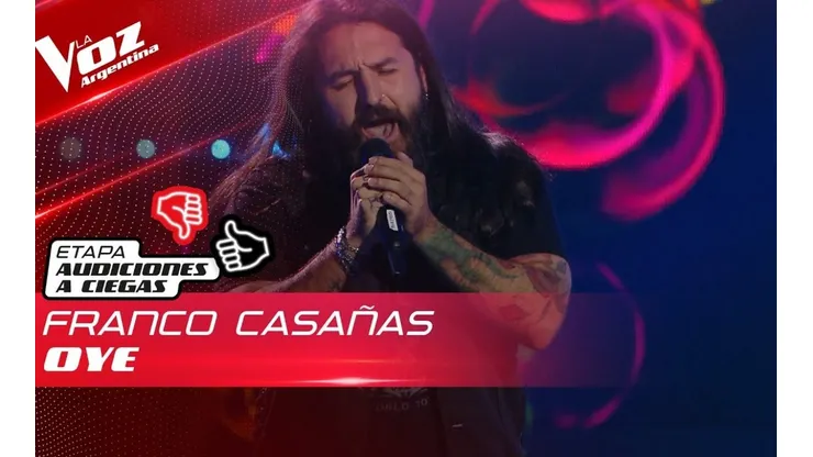La Voz Argentina | Quién es Franco Casañas, el cordobés que cantó “Oye" de Beyoncé