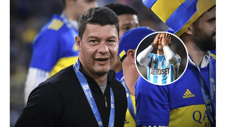 El video de Battaglia que los hinchas de Boca usan para cargar a Racing.