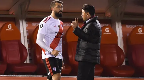 A Pratto le consultaron por la falta de delanteros en el River de Gallardo.