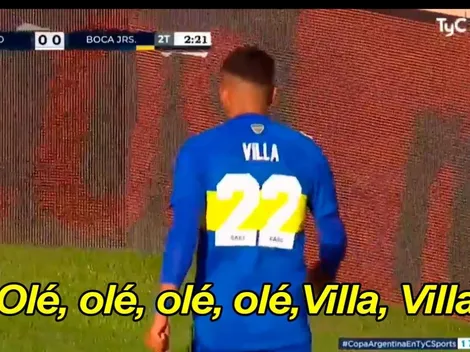 VIDEO | Los hinchas de Boca ovacionaron a Sebastián Villa