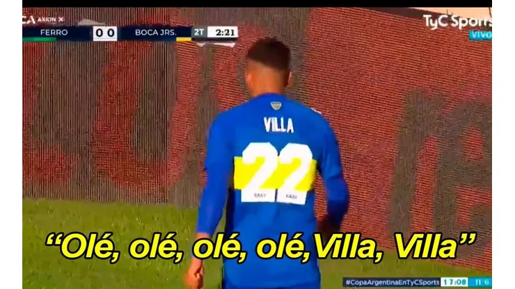 VIDEO | Los hinchas de Boca ovacionaron a Sebastián Villa