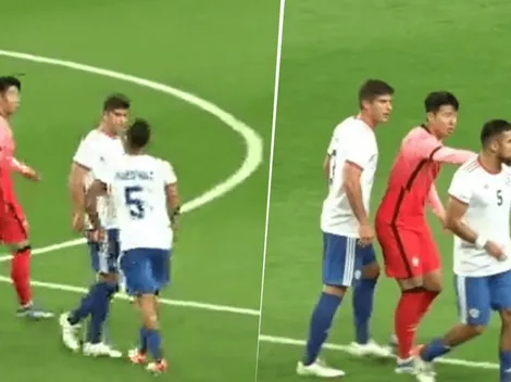 VIDEO | Paulo Díaz casi se va a las manos con un compañero en pleno partido