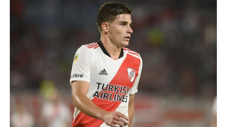 Julián Álvarez y números fantásticos en el ciclo Gallardo (Foto: Getty).
